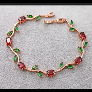 Bracelet Heart Flower Gemstone hair scrunchie free